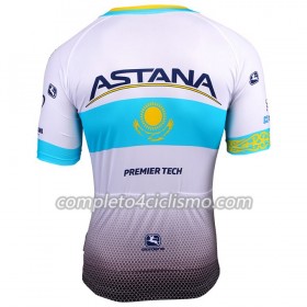 Maglia 2018 Astana Pro Team Kazakistan Campioni Manica Corta